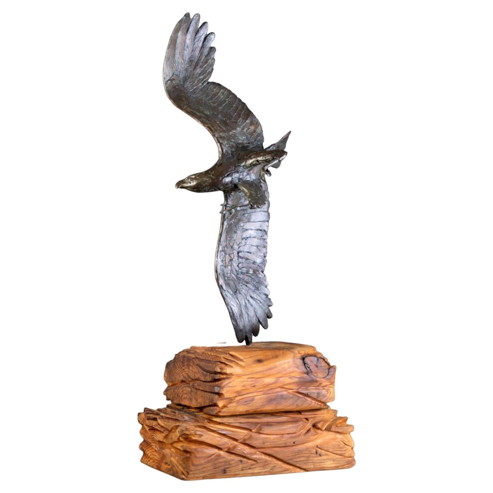 Malcolm Solomon "Eagle" Bronze Sculpture Signed and Numbered 01/35