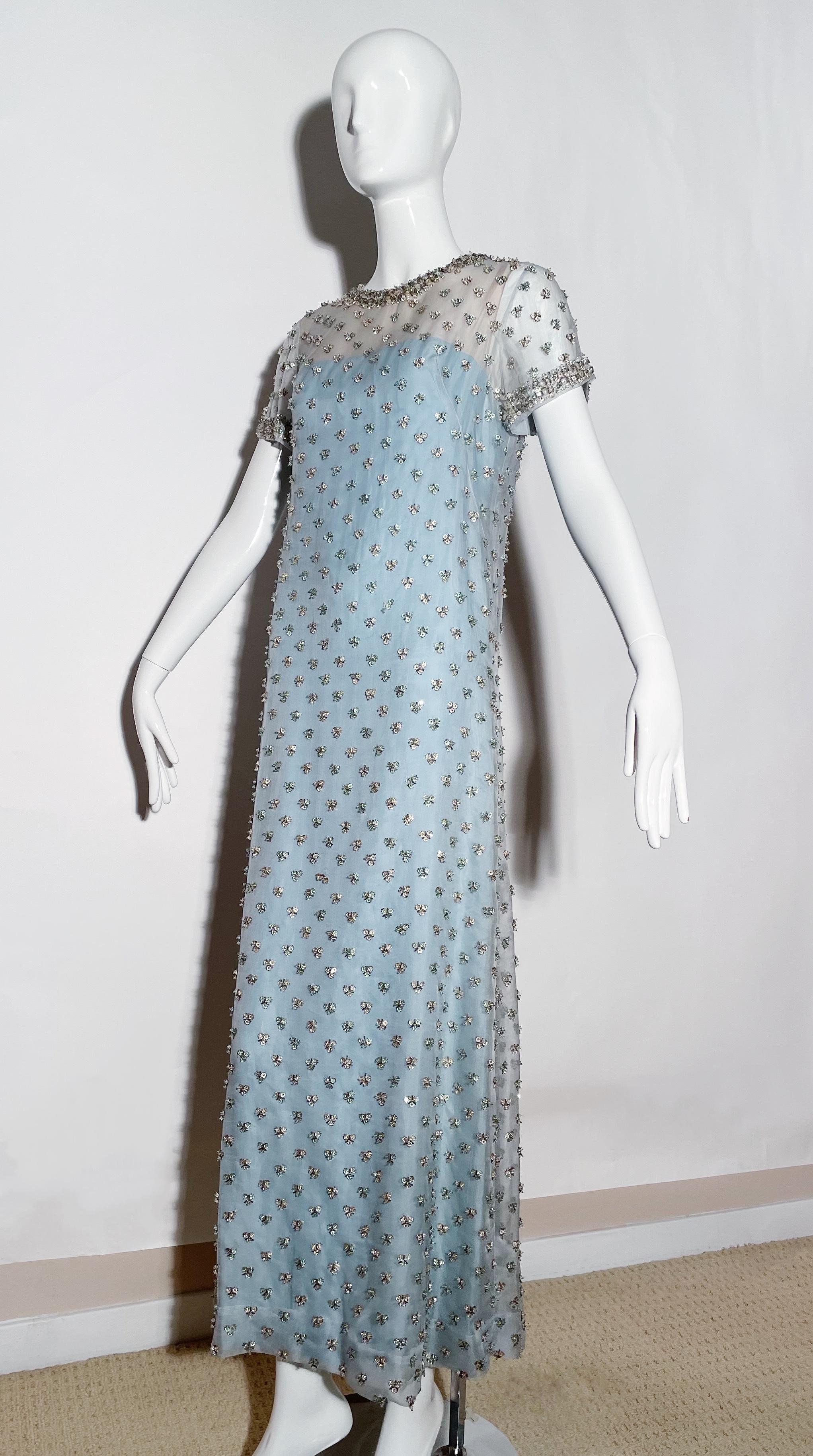 Malcolm Starr Beaded Gown  5