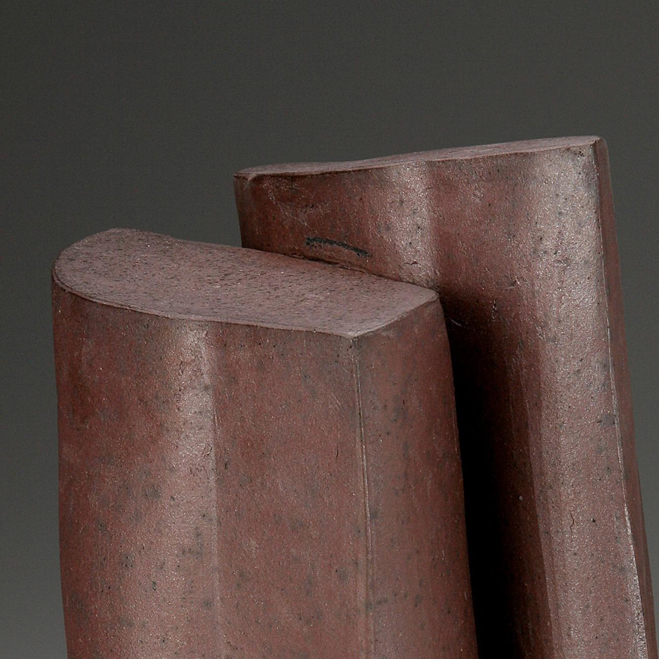 Two Leaning Forms - Contemporary Sculpture by Malcolm Wright
