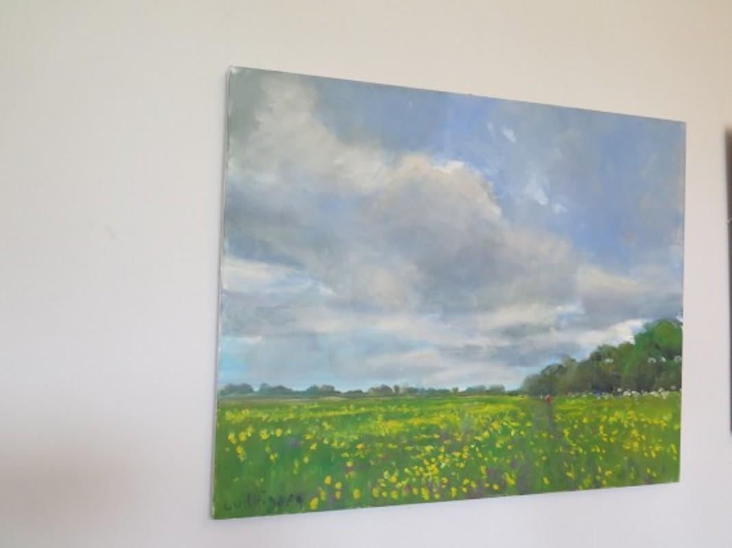 Original
oil on canvas
Image size: H:60 cm x W:76 cm
Complete Size of Unframed Work: H:60 cm x W:76 cm x D:2cm
Sold Unframed
Please note that insitu images are purely an indication of how a piece may look

Buttercup Meadow, is an original painting