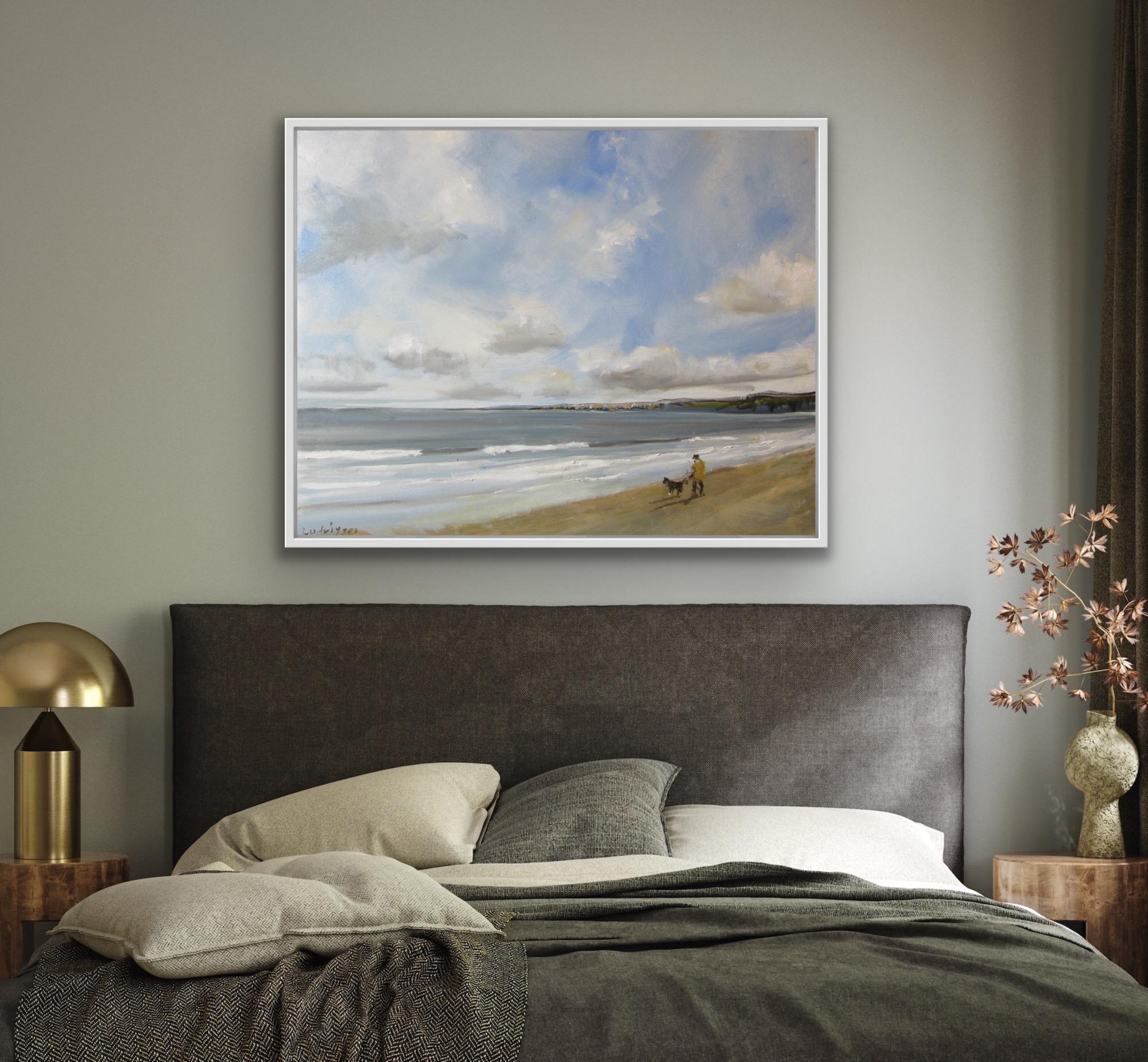 Bahía de Filey, 19 de marzo, Pintura original, Paisaje, Paisaje marino, Playa en venta 4