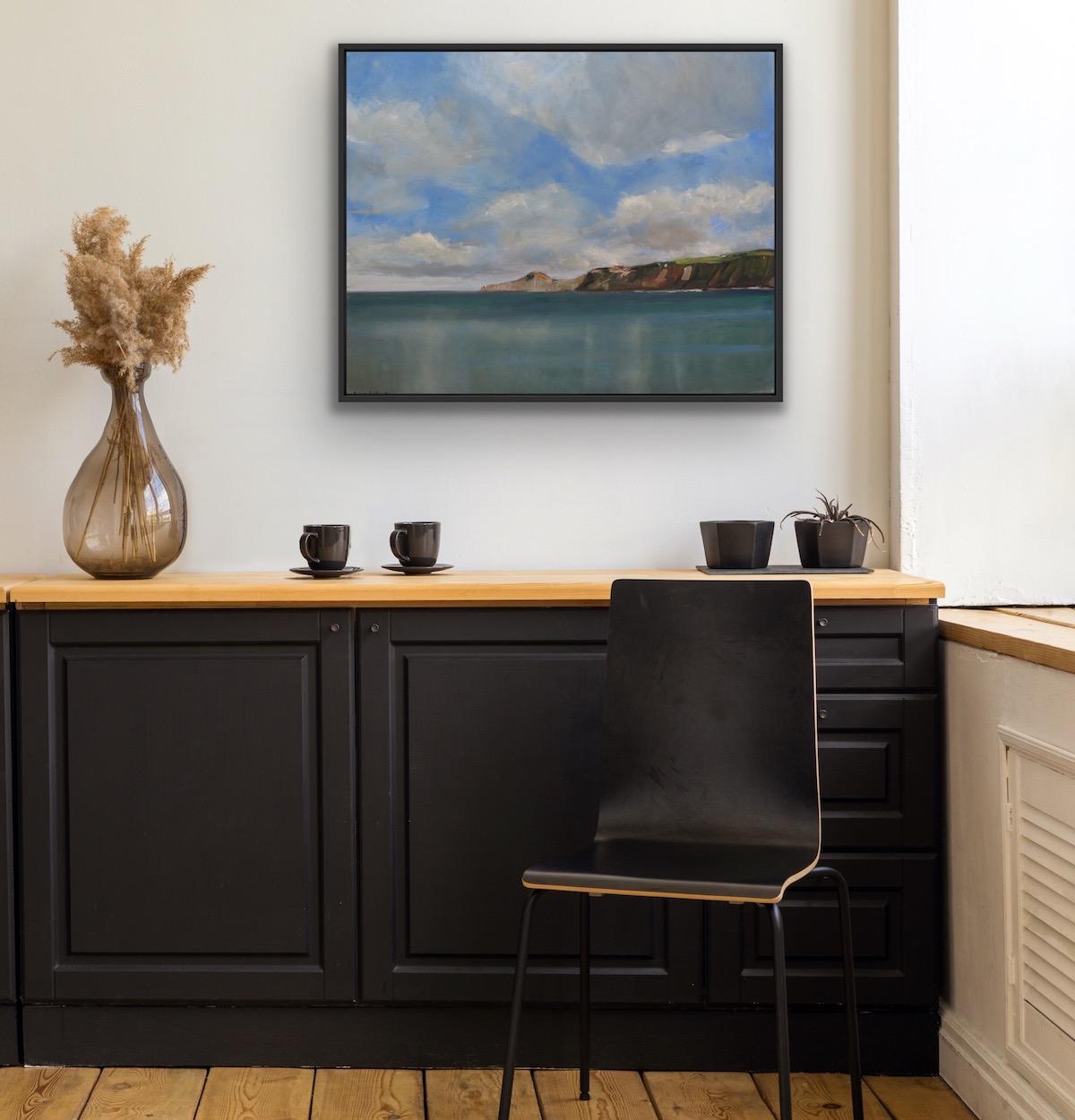 Runswick Bay, Yorkshire Seascape Painting, arte marittima in stile classico in vendita 6