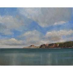 Runswick Bay, Yorkshire Seascape Painting, Classical Style Seaside Art