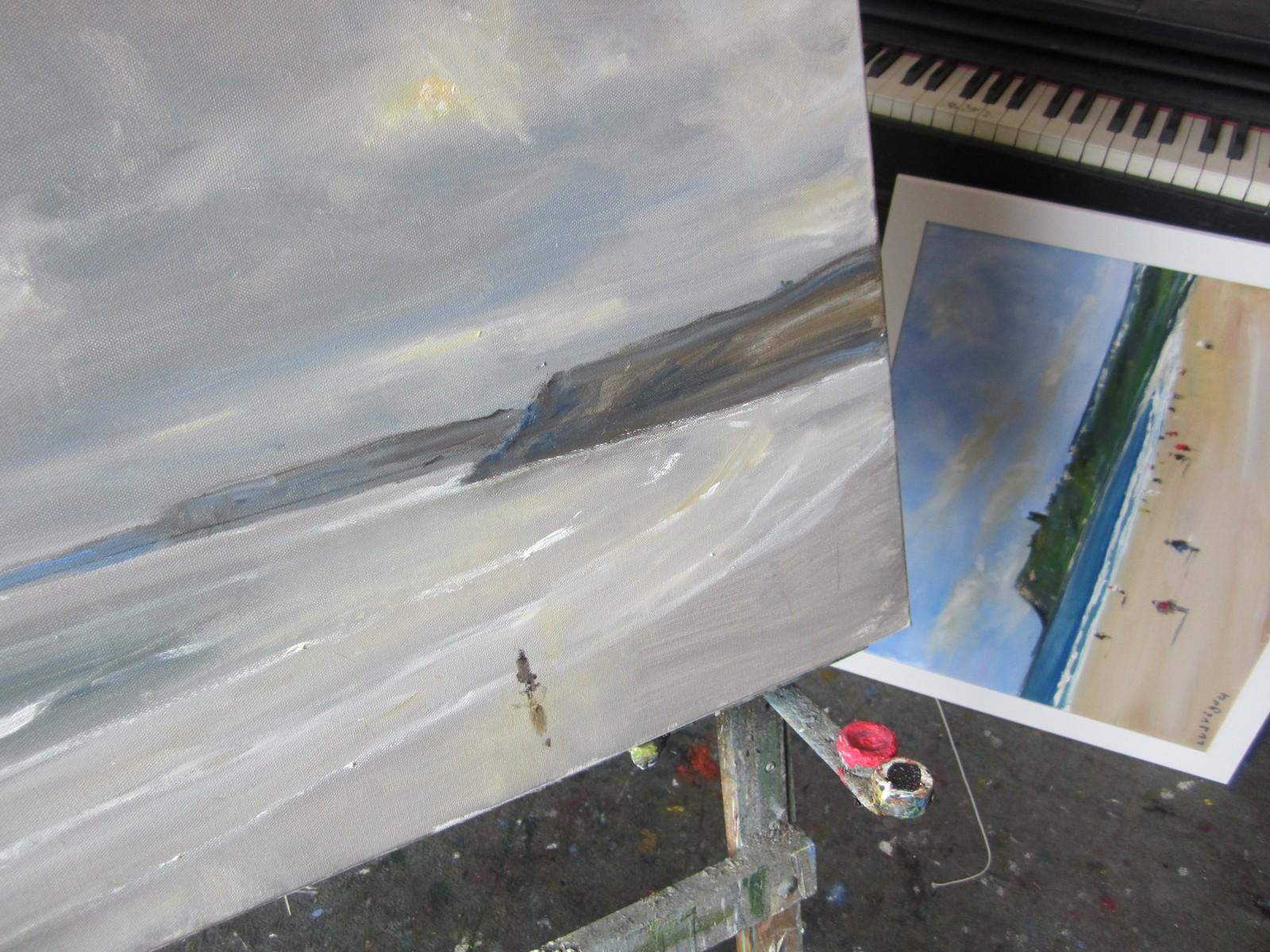 Scarborough, 10 dicembre, quadro originale, contemporaneo, paesaggio in vendita 1