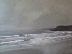 Scarborough, 10 dicembre, quadro originale, contemporaneo, paesaggio