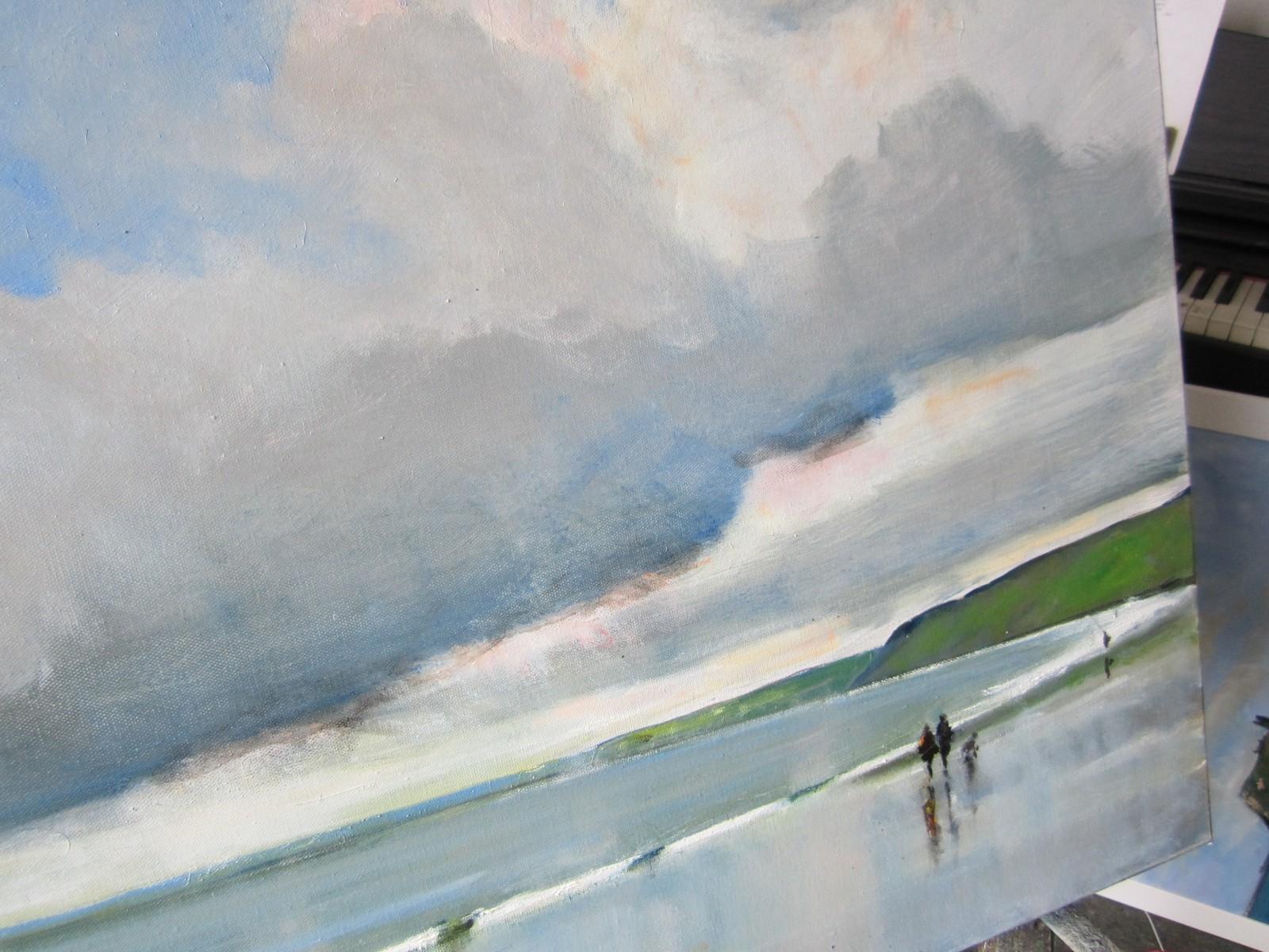 Pintado desde la playa sur de Scarborough. Fue un buen día para las nubes.

INFORMACIÓN ADICIONAL:
Óleo sobre lienzo
61 Al x 76 An x 2 Pr cm (24,02 x 29,92 x 0,79 pulg.)
Se vende sin enmarcar

Tamaño de la imagen: 
Altura: 61 cm (24,02 pulg.)