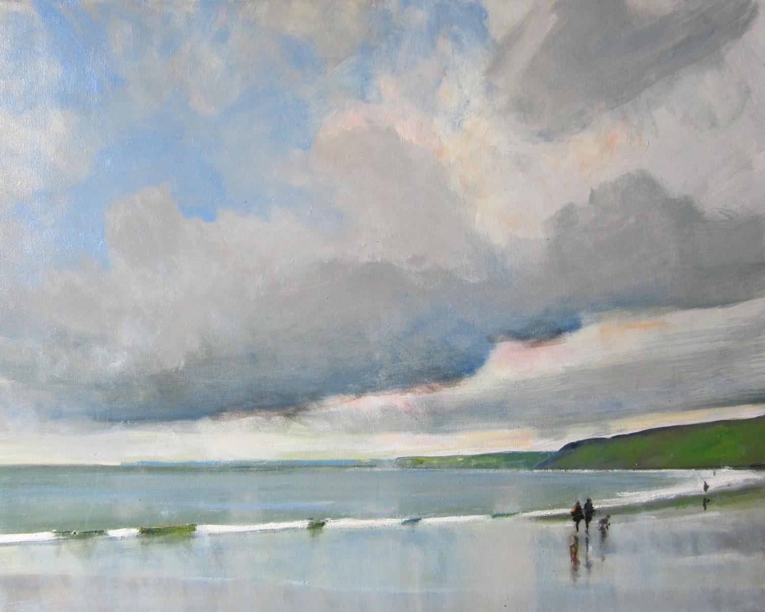 Scarborough, 22 de julio, Pintura original, Paisaje, Paisaje marino, Playa en venta 1