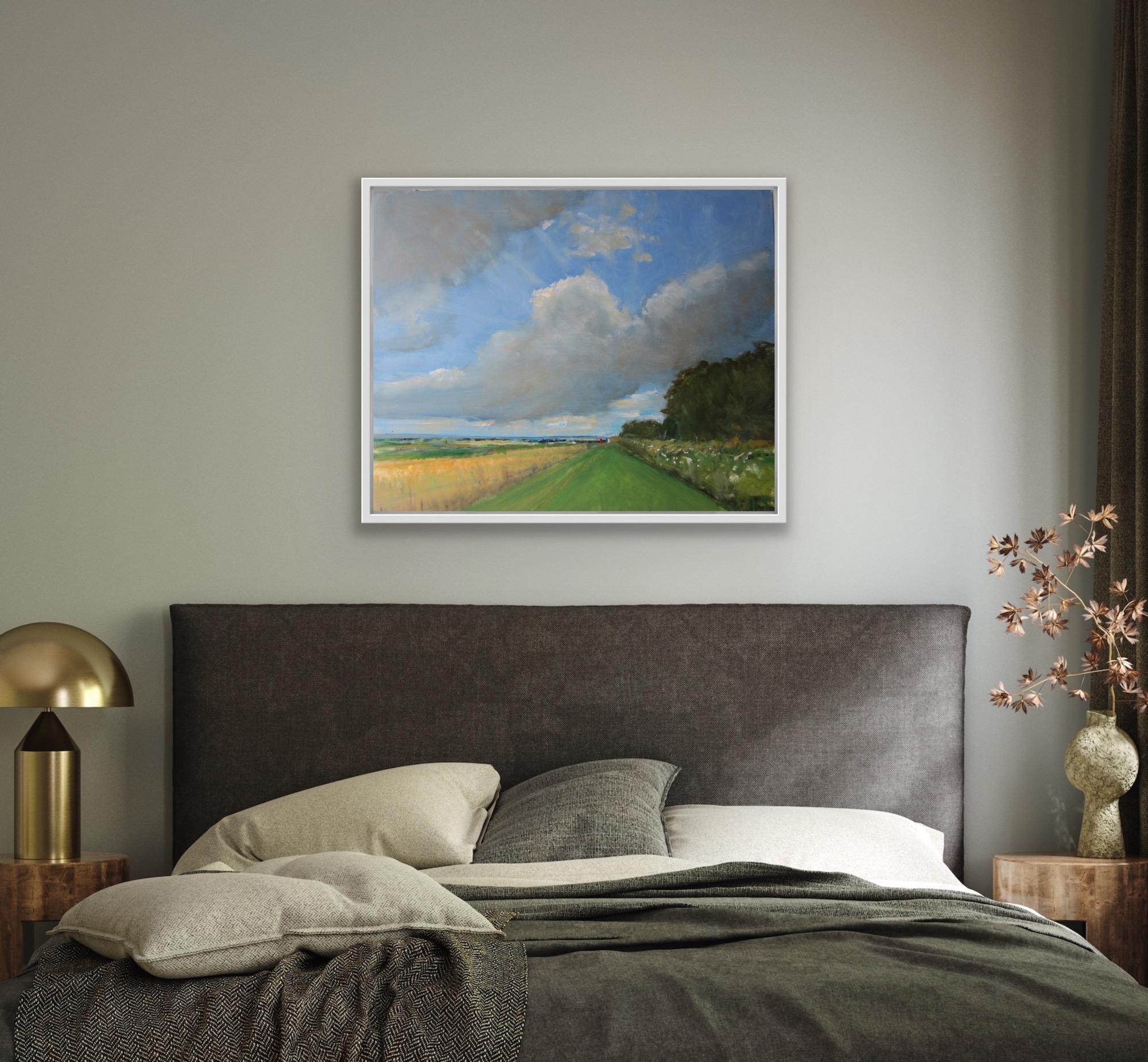 Yorkshire Wolds,  5 luglio, Pittura originale, Paesaggio, Paesaggio marino, Spiaggia in vendita 3
