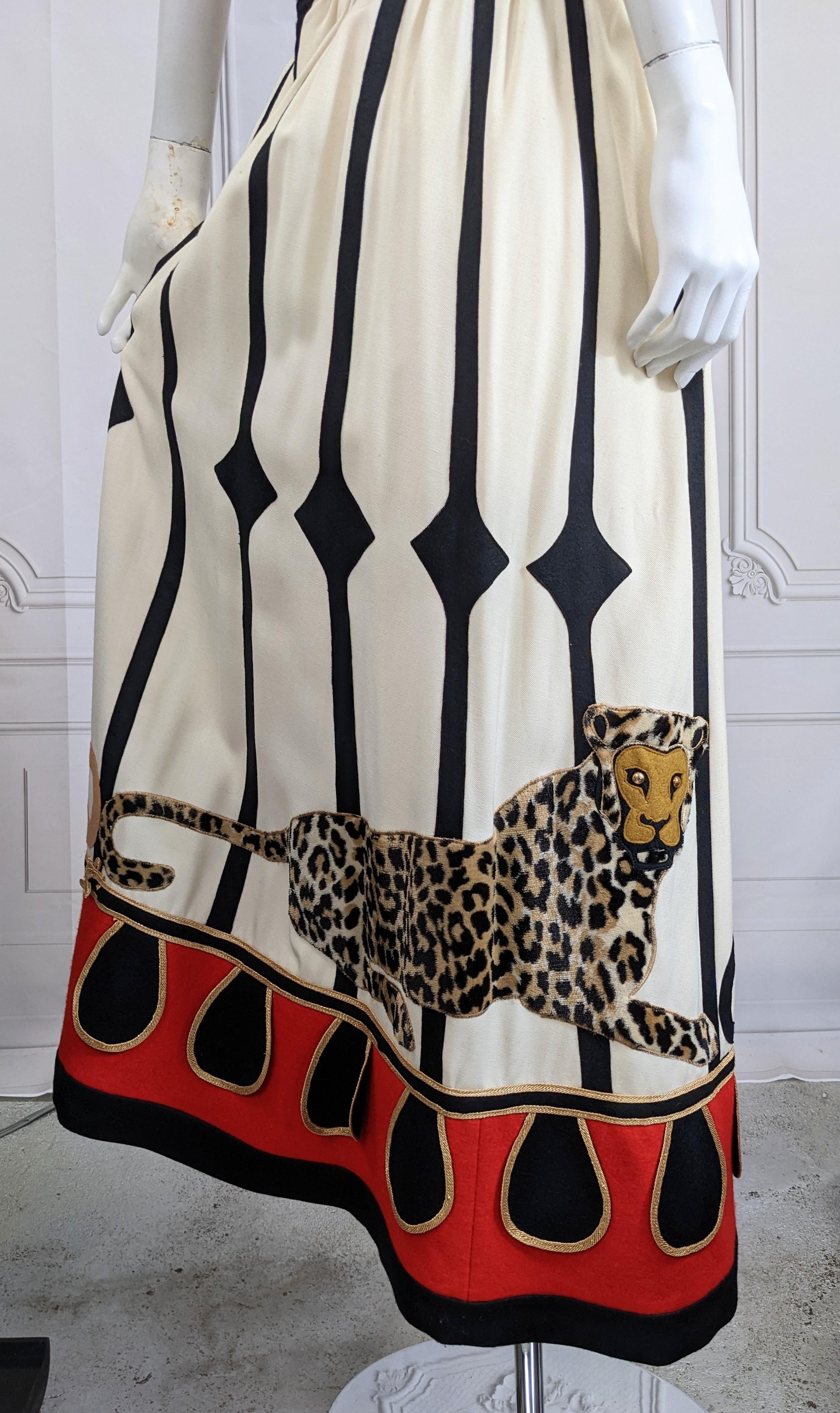 Malcom Starr Circus Themed Hostess Skirt 1