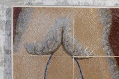 Male And Female Nudes: A Pair Of Figurative Ceramic Panels, Fred Tuynman, b.1938