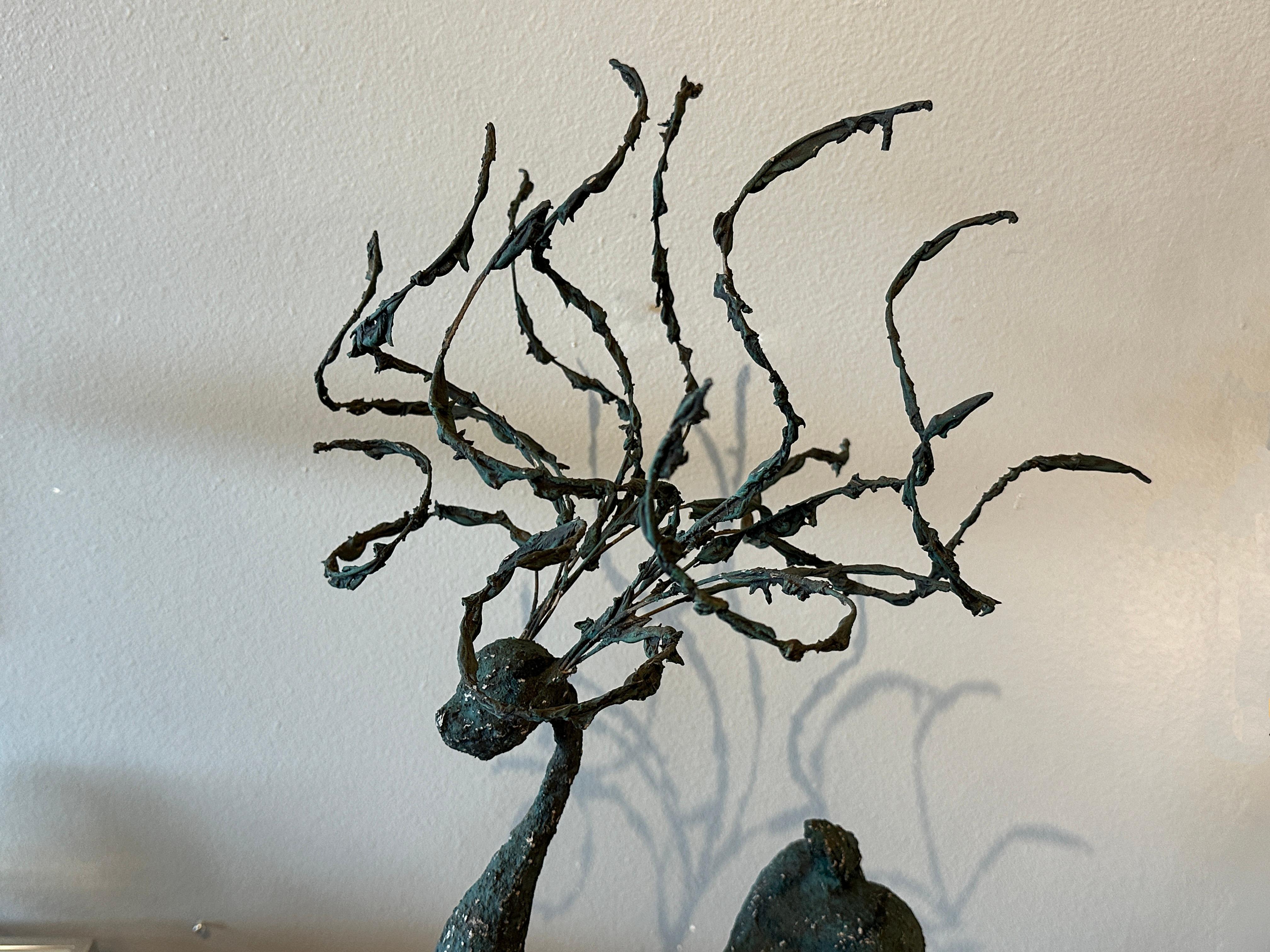 European Male Deer Sculpture by Laster