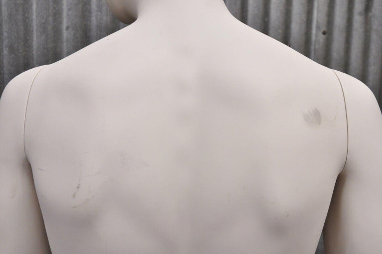 Rose Gold Fiberglass Mannequin - Full Body Male Display for Fashion Window