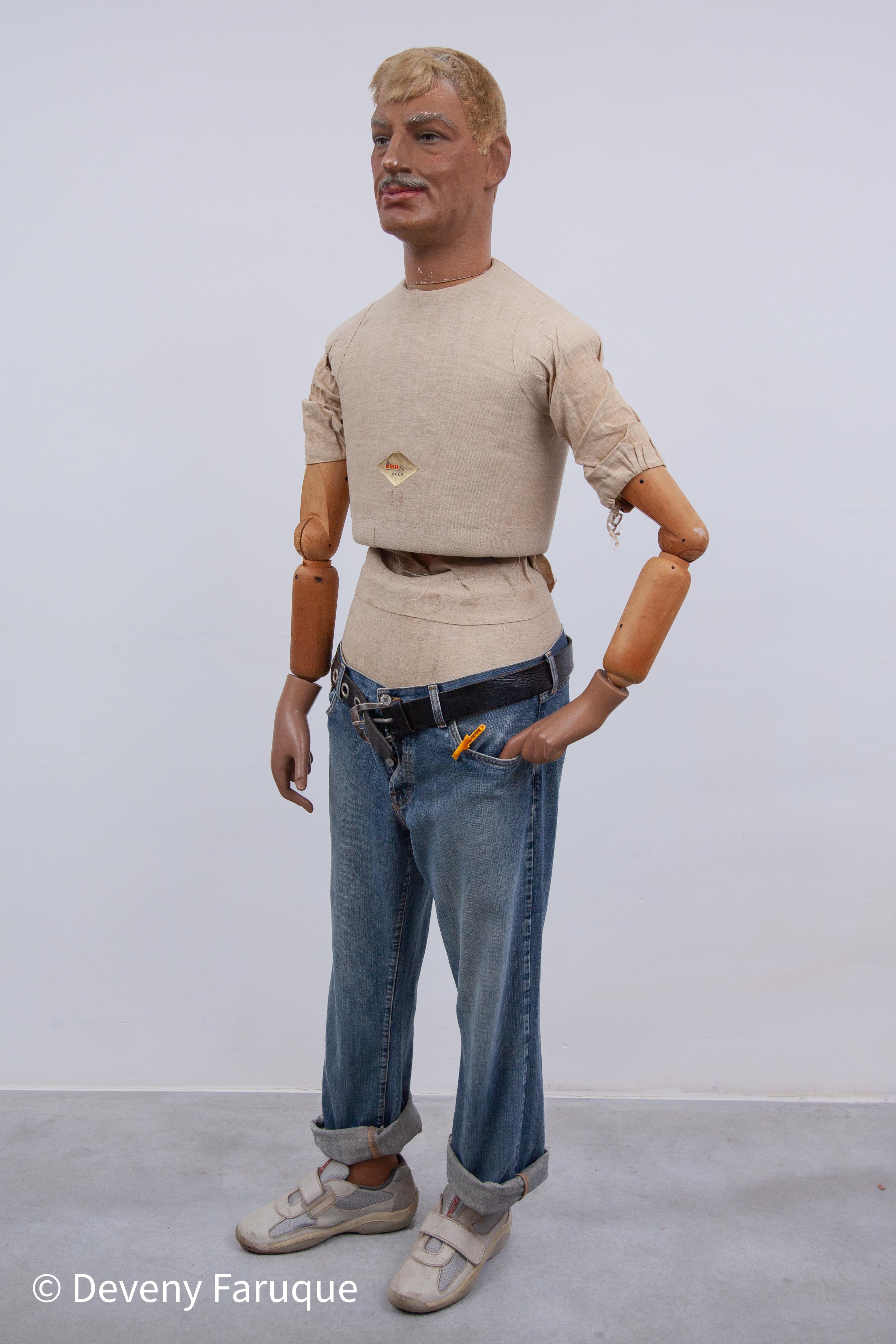 Male Mannequin entworfen von Moth Figuren, Deutschland, 1930er Jahre (Art déco) im Angebot