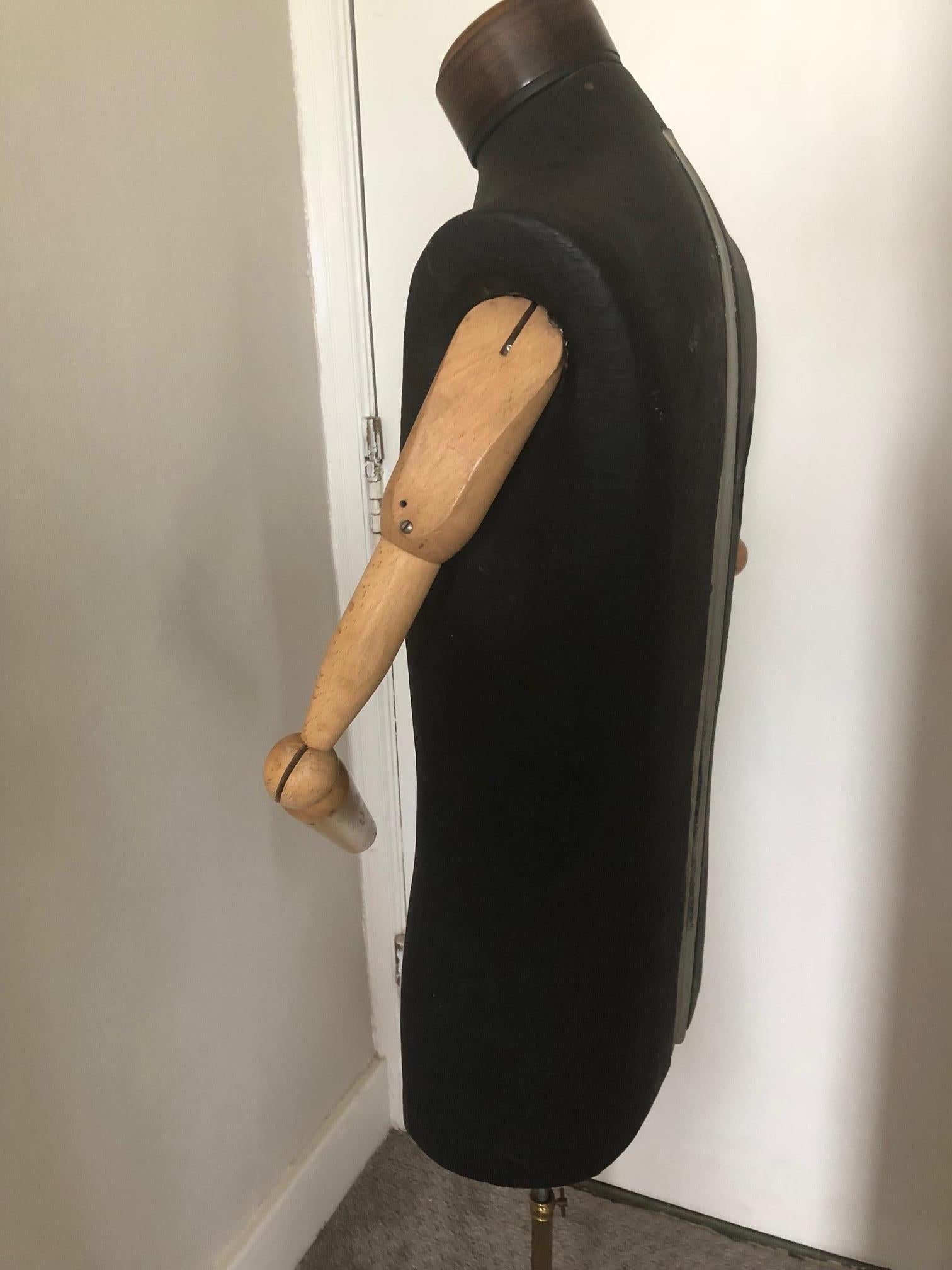  Model Bust Mannequin Torso w Articulated Arms, Moch Figuren, Koln, Germany For Sale 11