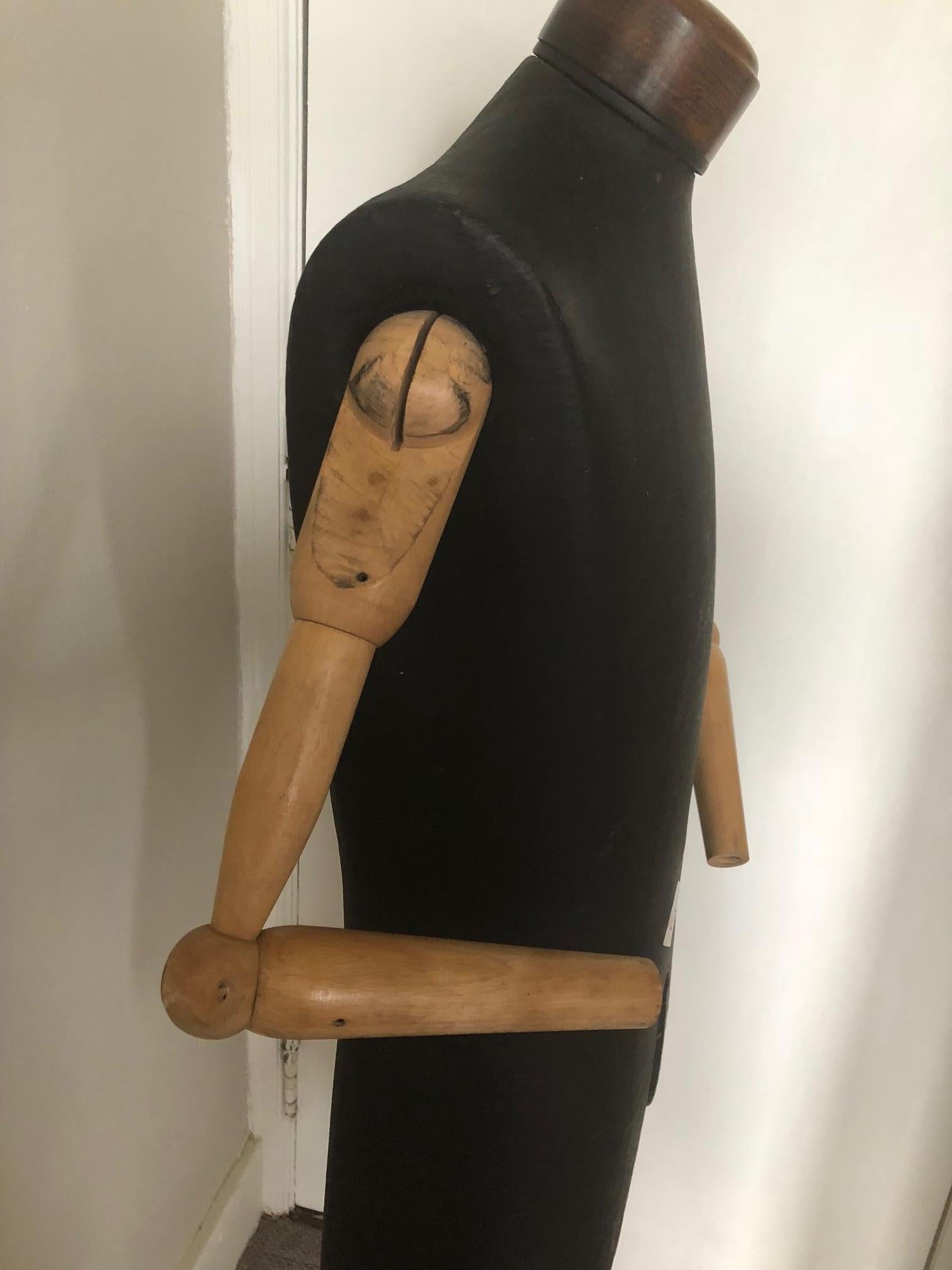  Model Bust Mannequin Torso w Articulated Arms, Moch Figuren, Koln, Germany For Sale 2