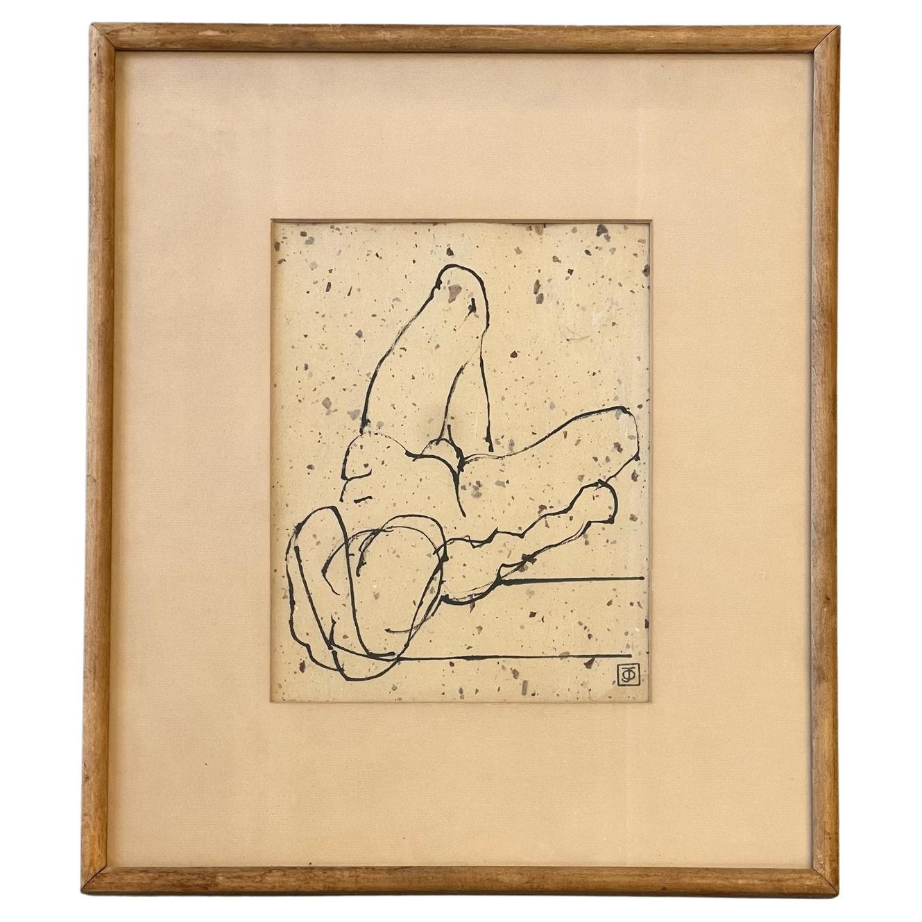 Male Nude by Jean Olds