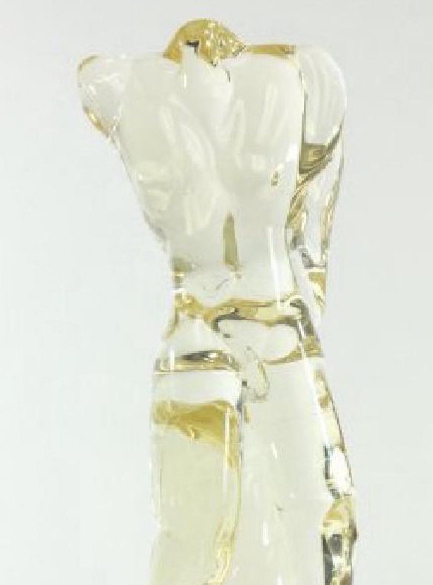 Male Nude Murano Glass Sculpture by Pino Signoretto For Sale 11