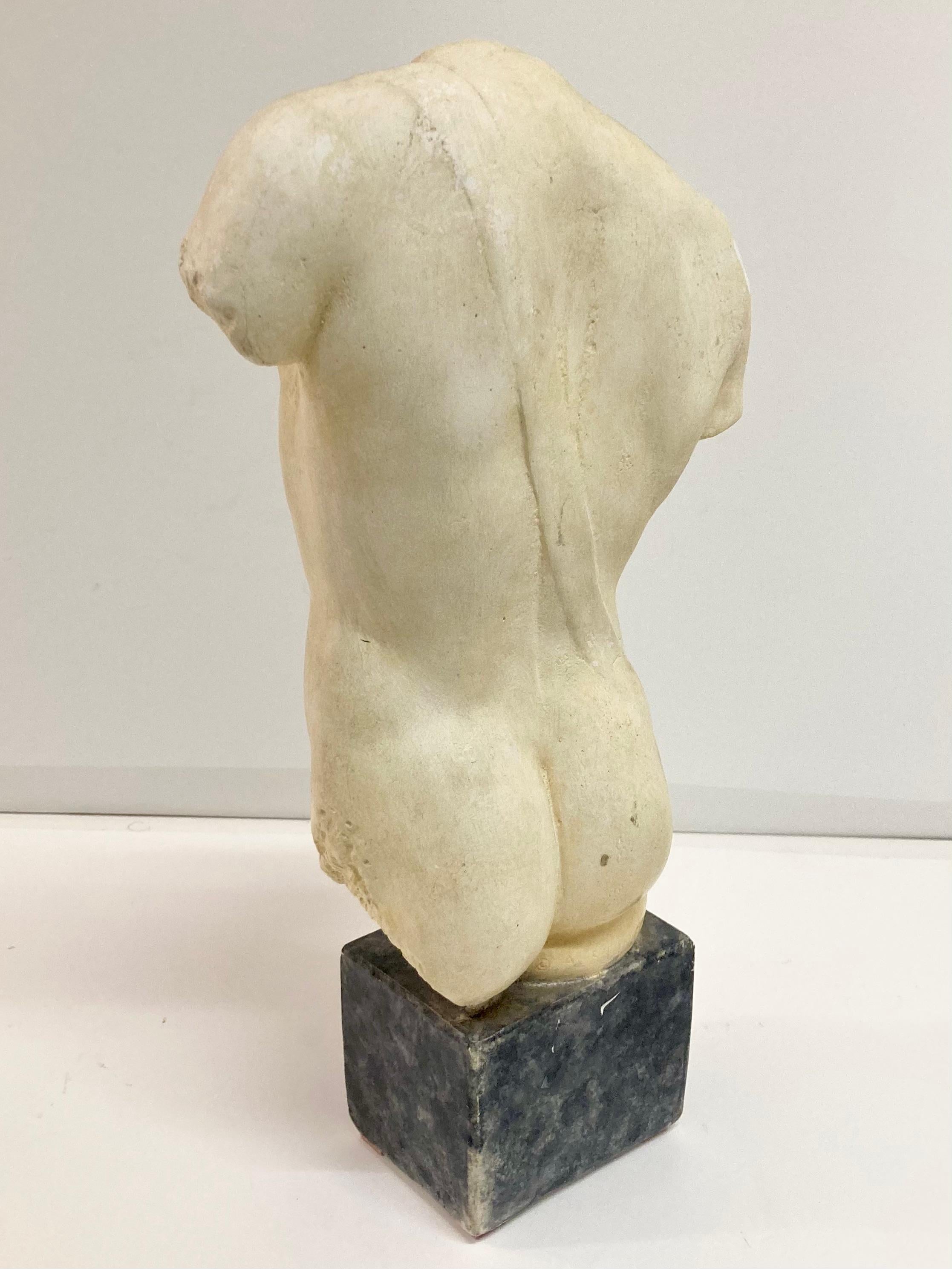 Escultura masculina desnuda de escayola en Bueno estado para la venta en Los Angeles, CA
