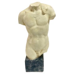 Sculpture en plâtre de nu masculin