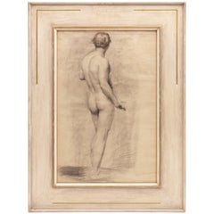 Male Nude Study by Alfred Aaron Wolmark 1877-1961 