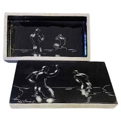 Vintage "Male Nudes at Midnight", Rare Laguna Beach Box w/ Male Bathers, 1951-52