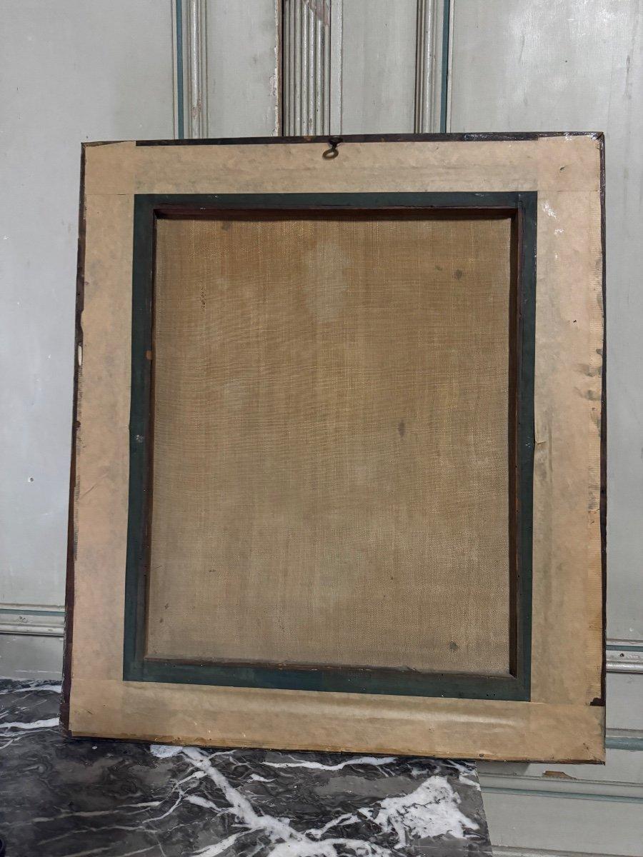 Canvas Male Portrait, Pastel In Its Frame, Circa 1800 For Sale