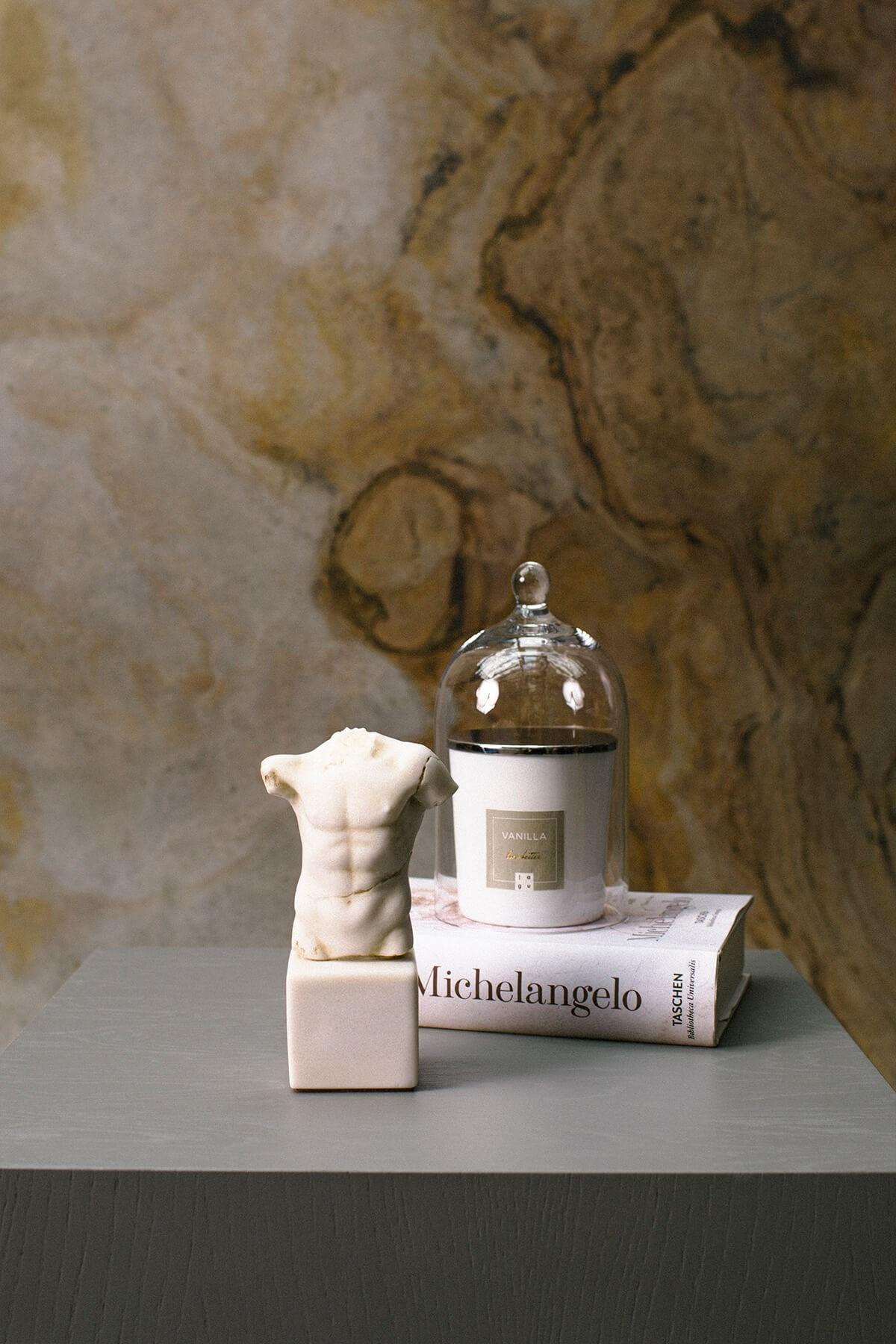 Torse masculin fabriqué avec de la poudre de marbre comprimée Neuf - En vente à İSTANBUL, TR