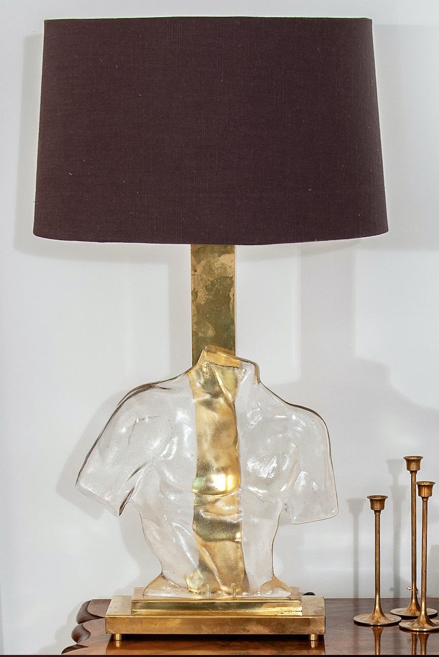 Male Torso Murano Lamp 1