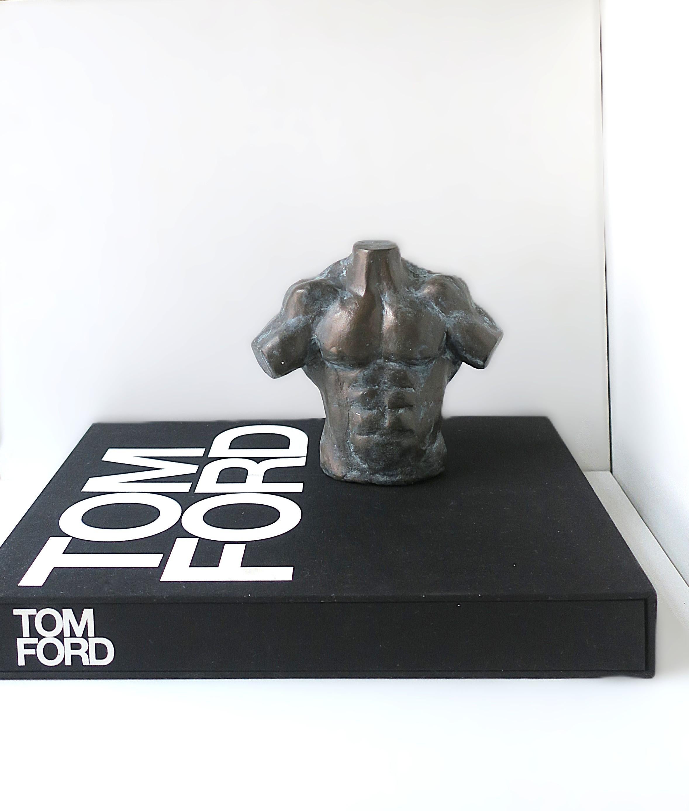 Male Torso Sculpture In Good Condition For Sale In New York, NY