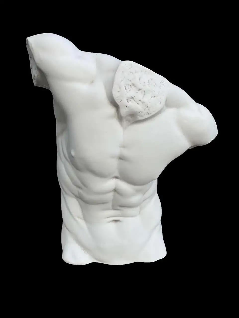 männliche Torso-Statue „Scultpure“, 20. Jahrhundert (Marmor) im Angebot