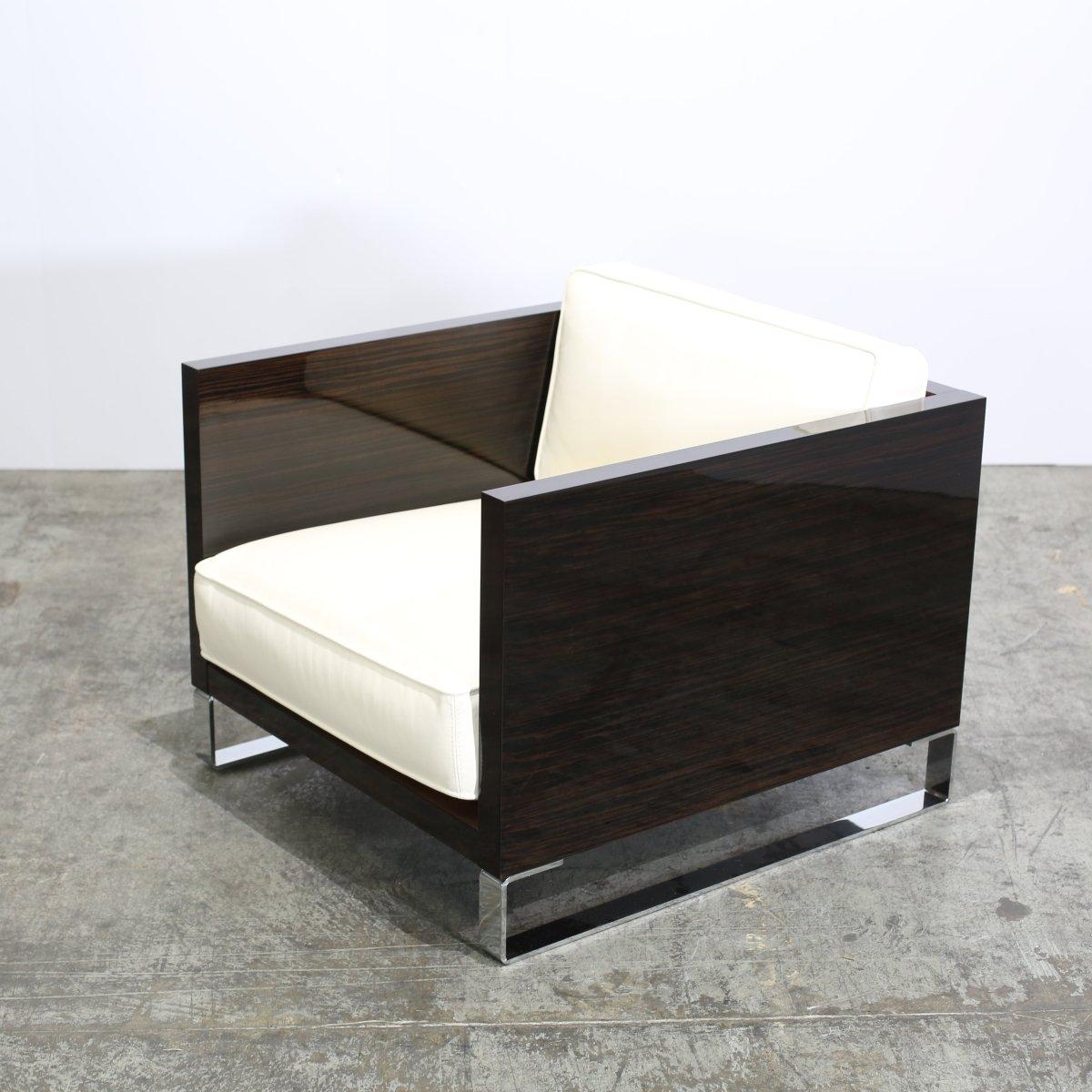 Metal Malerba Loveletter Armchairs, Set of Two For Sale