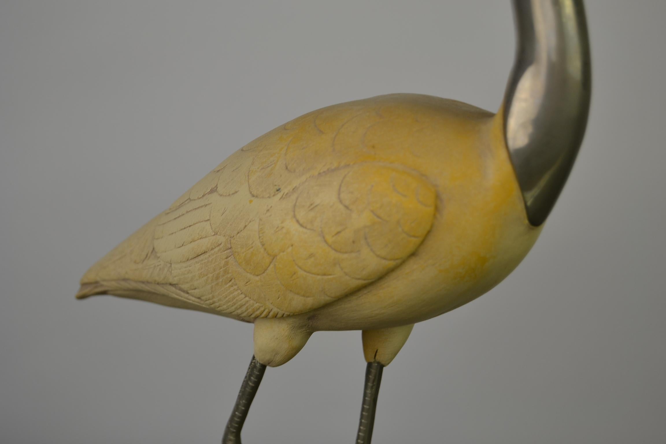 Ibis Bird Sculpture by Malevolti Italy, 1950s 4