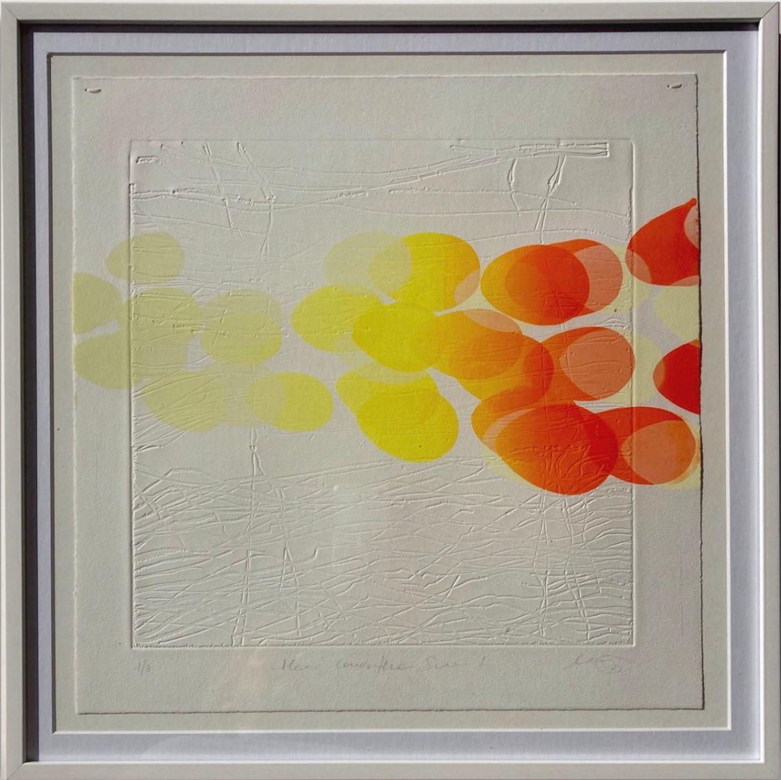 Abstract Print Malgorzata Oakes - « I Here Comes the Sun I »