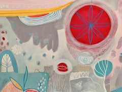 Peinture abstraite figurative Angels In The City