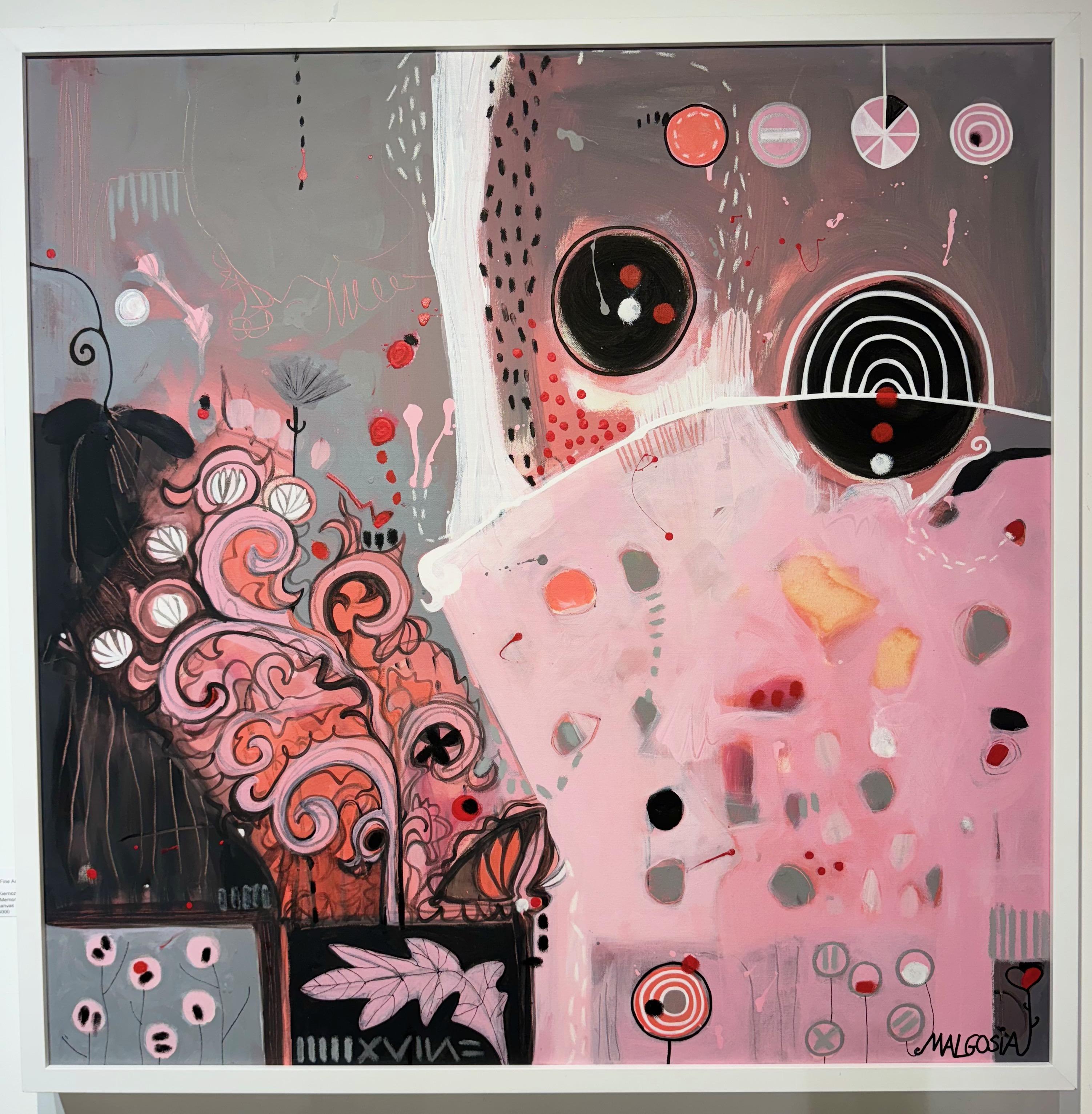 Ricordi d'epoca - Abstract Painting Marrone di Malgosia Kiernozycka