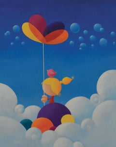 Via da, Sono felice, Pop Art colorata, Sogni dei bambini, Libertà, Felicità