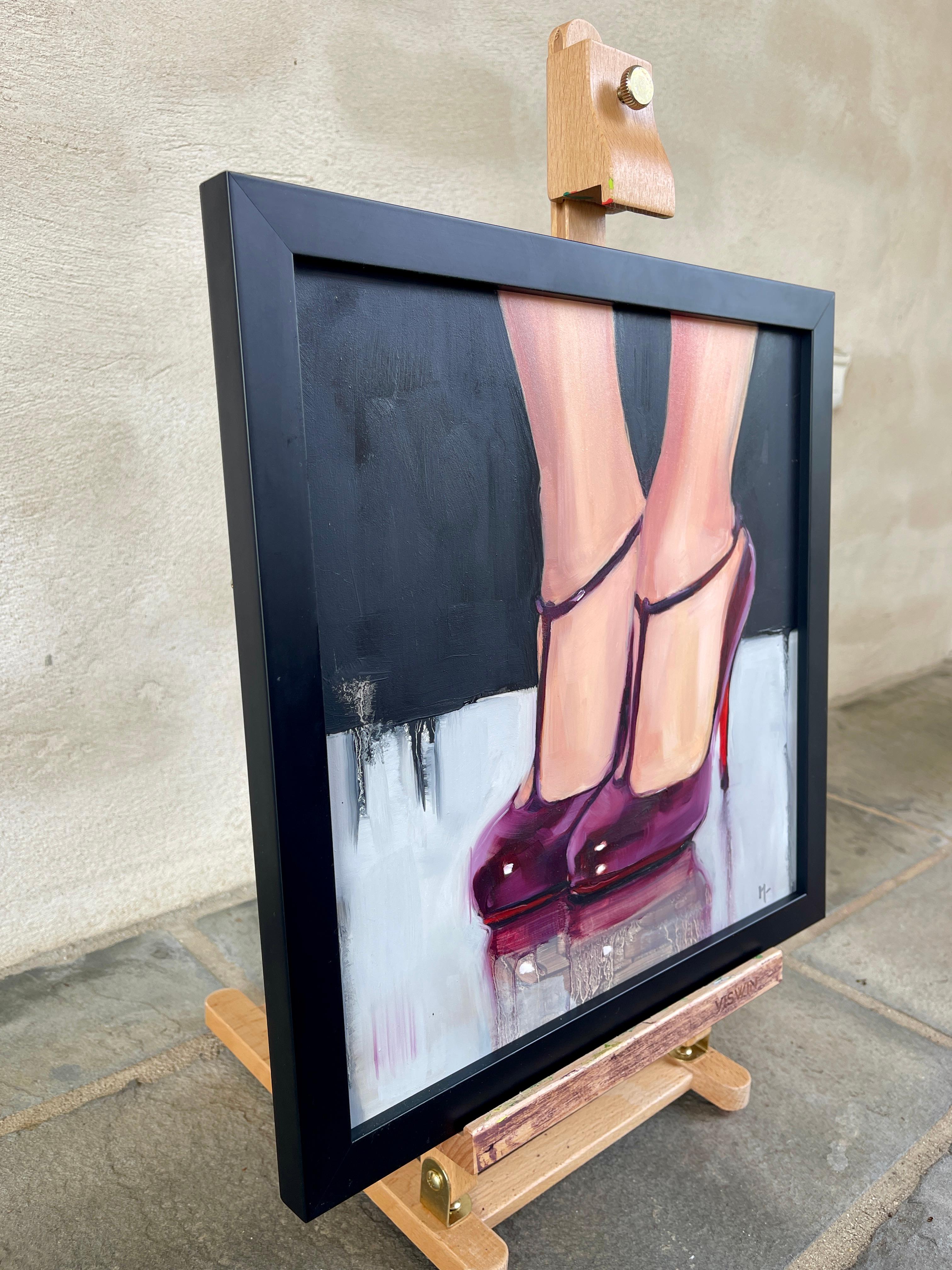 Louboutin Ditassima (in Borgogna), Pittura ad olio - Painting di Malia Pettit
