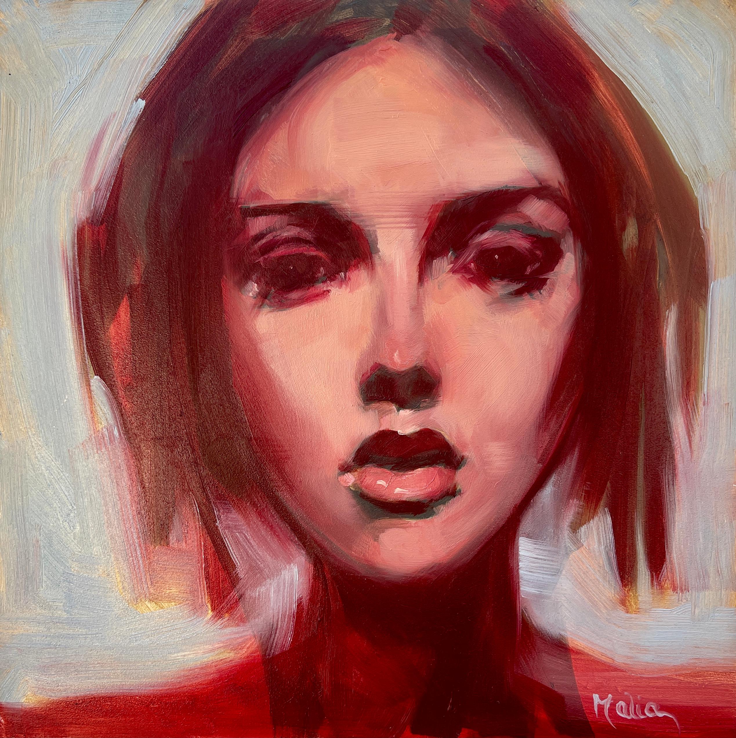 Malia Pettit Figurative Painting - Mysterious Ways, Oil Painting