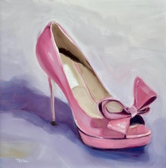 Valentino Peep Toe, Oil Painting