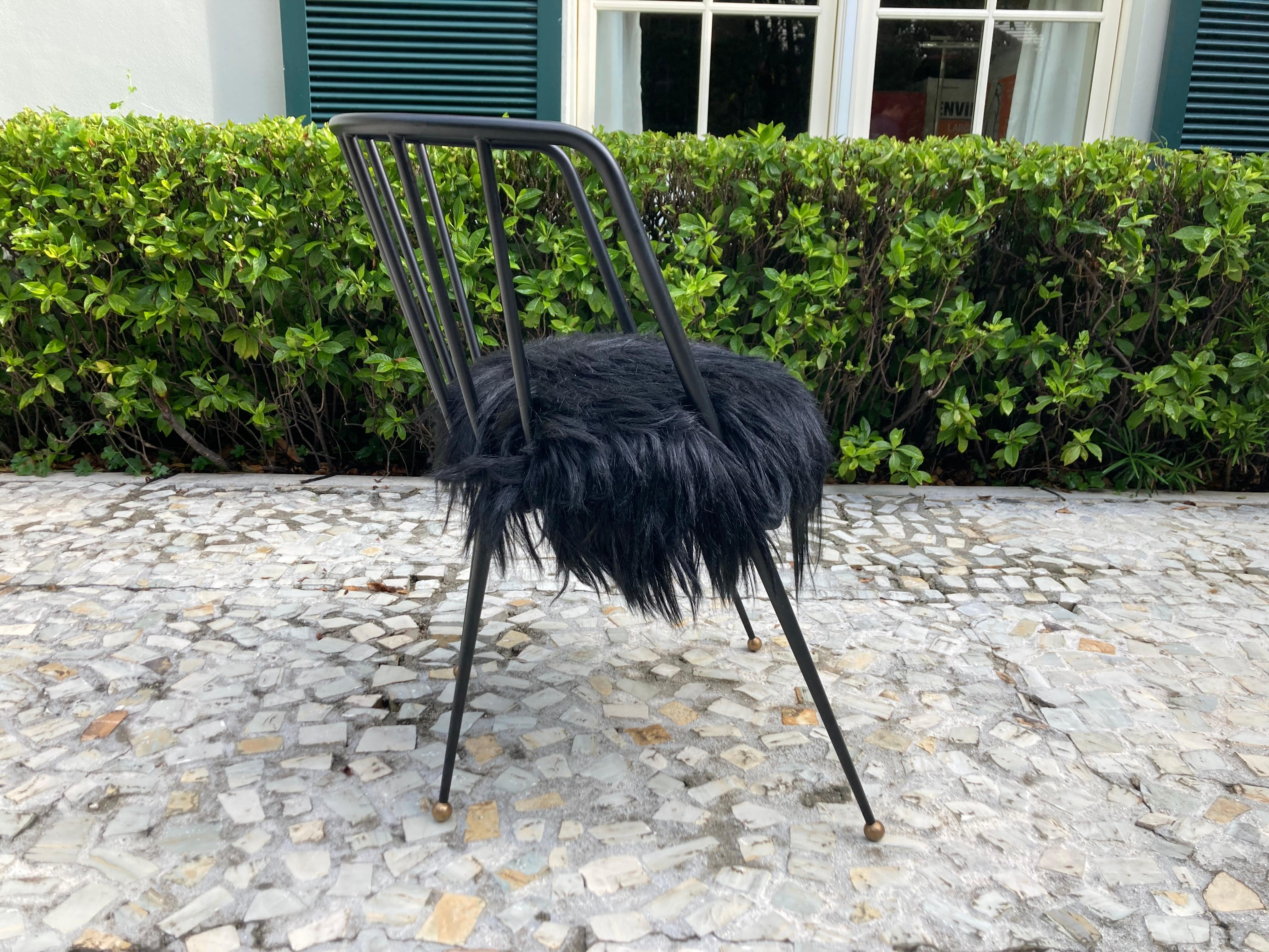 Malibu Chair by Kelly Wearstler, Black In Good Condition In Miami, FL