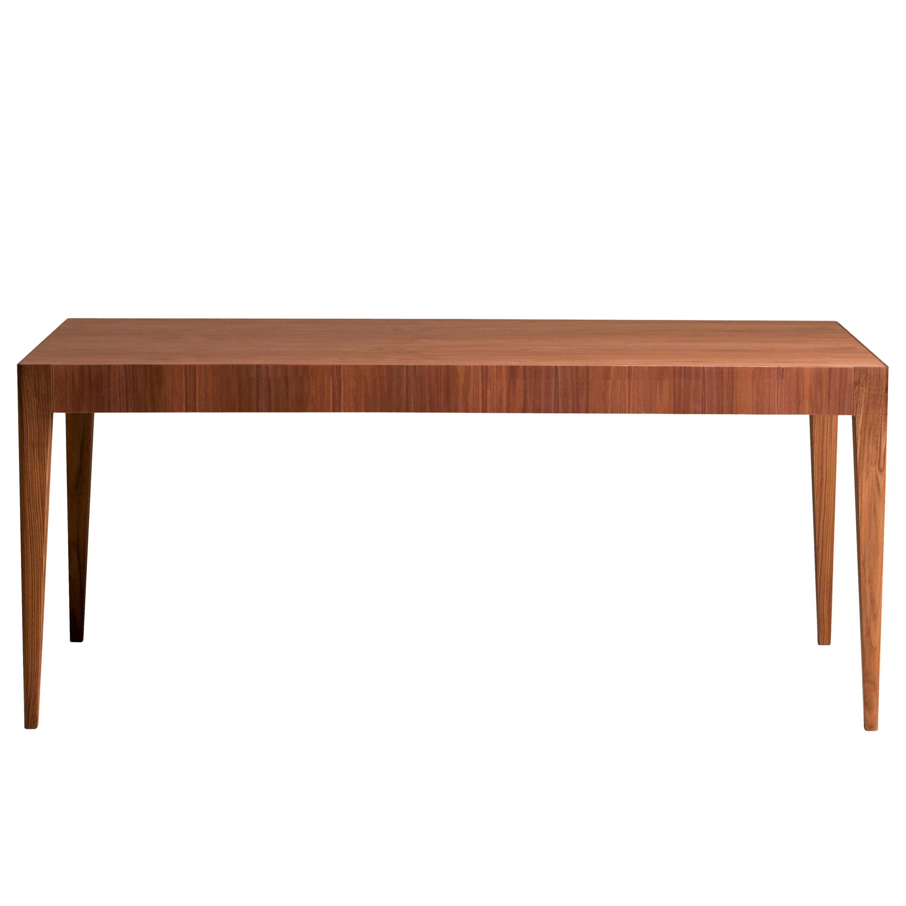 Malibù, extendable Dining Table in Ash or Canaletto Walnut Wood, by Morelato