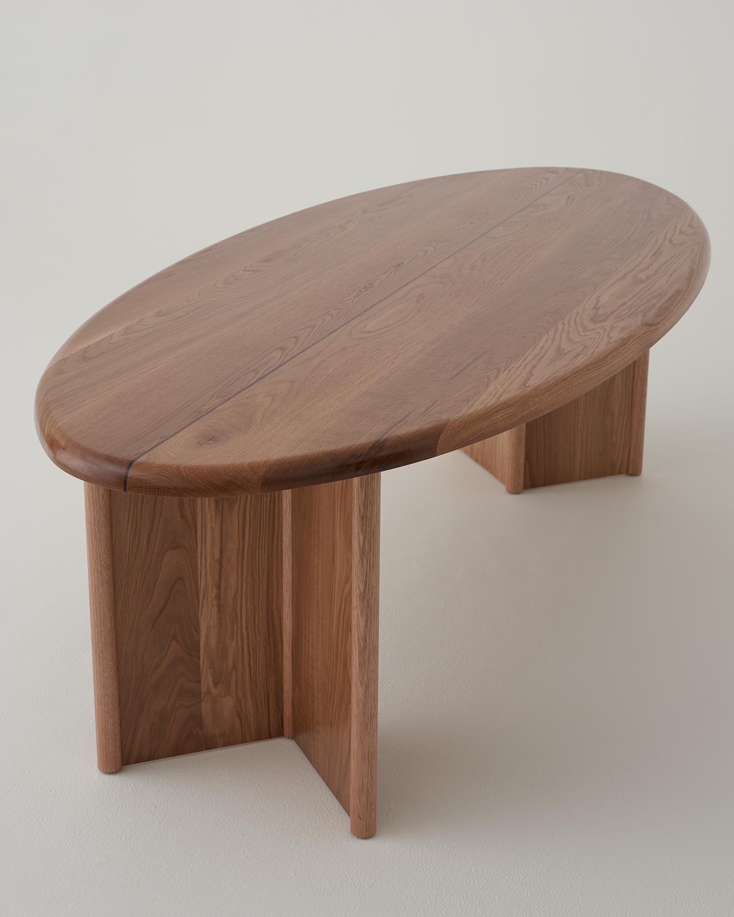 Malibu Dining Table by Daniel Boddam, Natural Oak For Sale 4