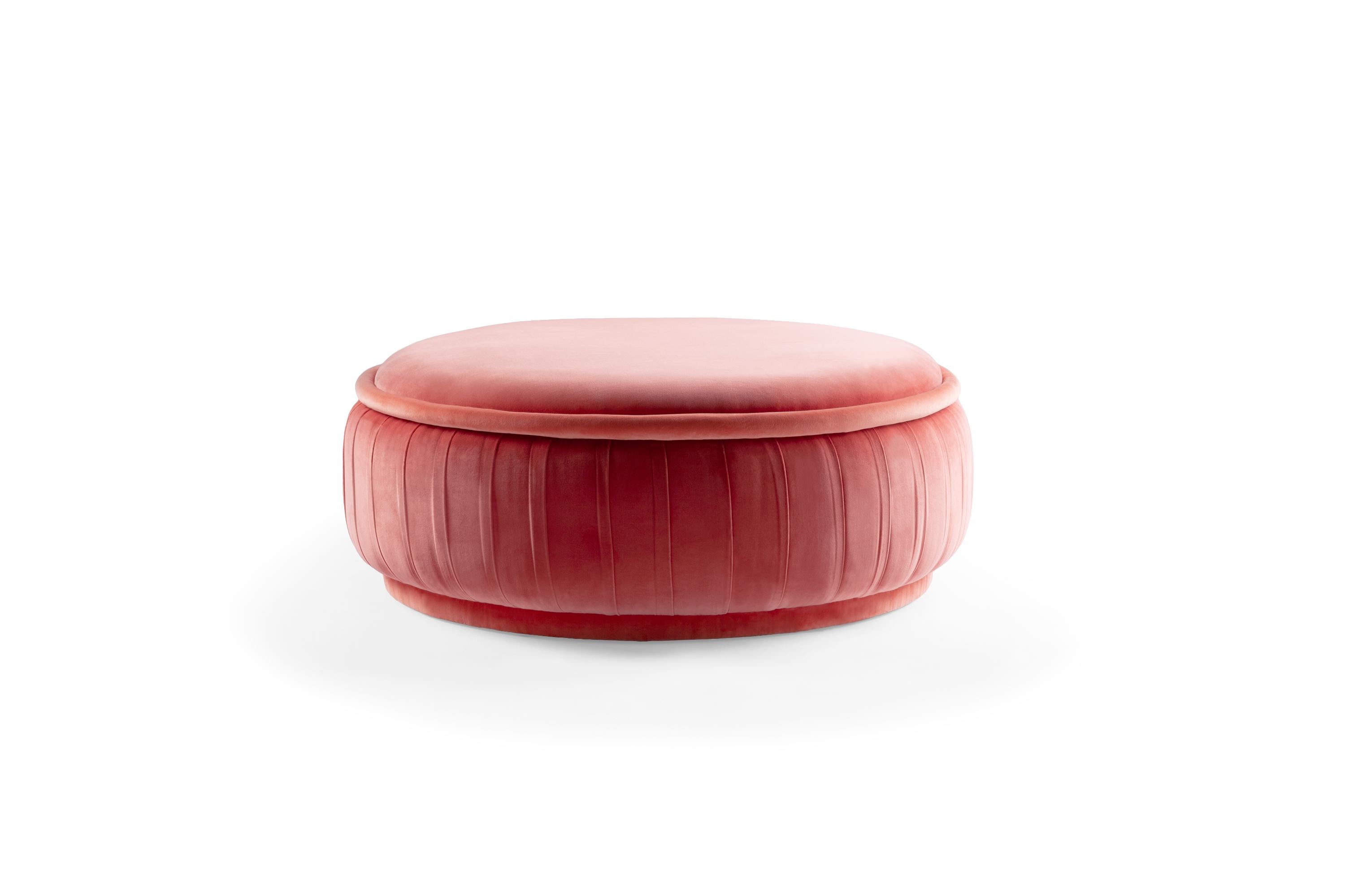 Modern Malibu Pouf by Dooq For Sale