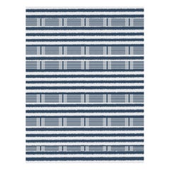 Hand-Knotted Navy /re/PURPOSE Performance Rug in Malibu Design