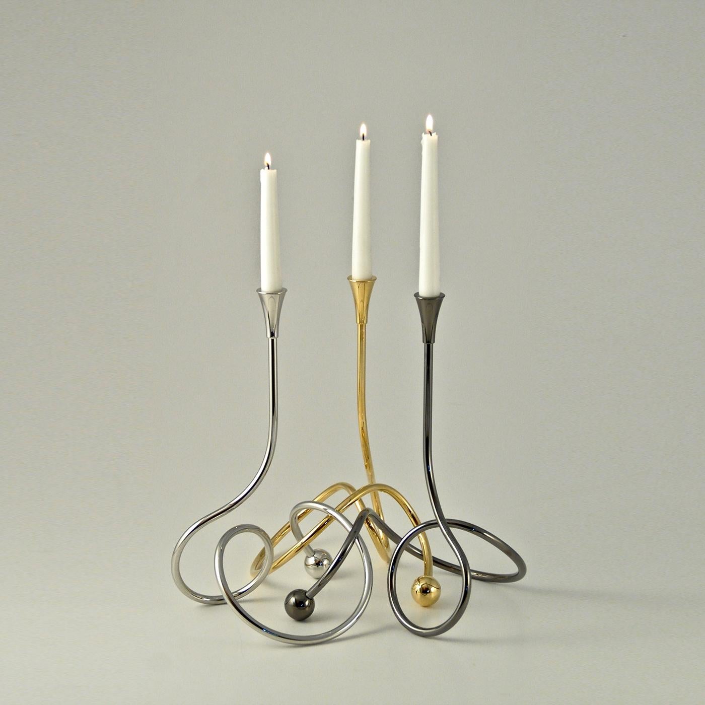 Italian Malibù Set of 3 Candleholders