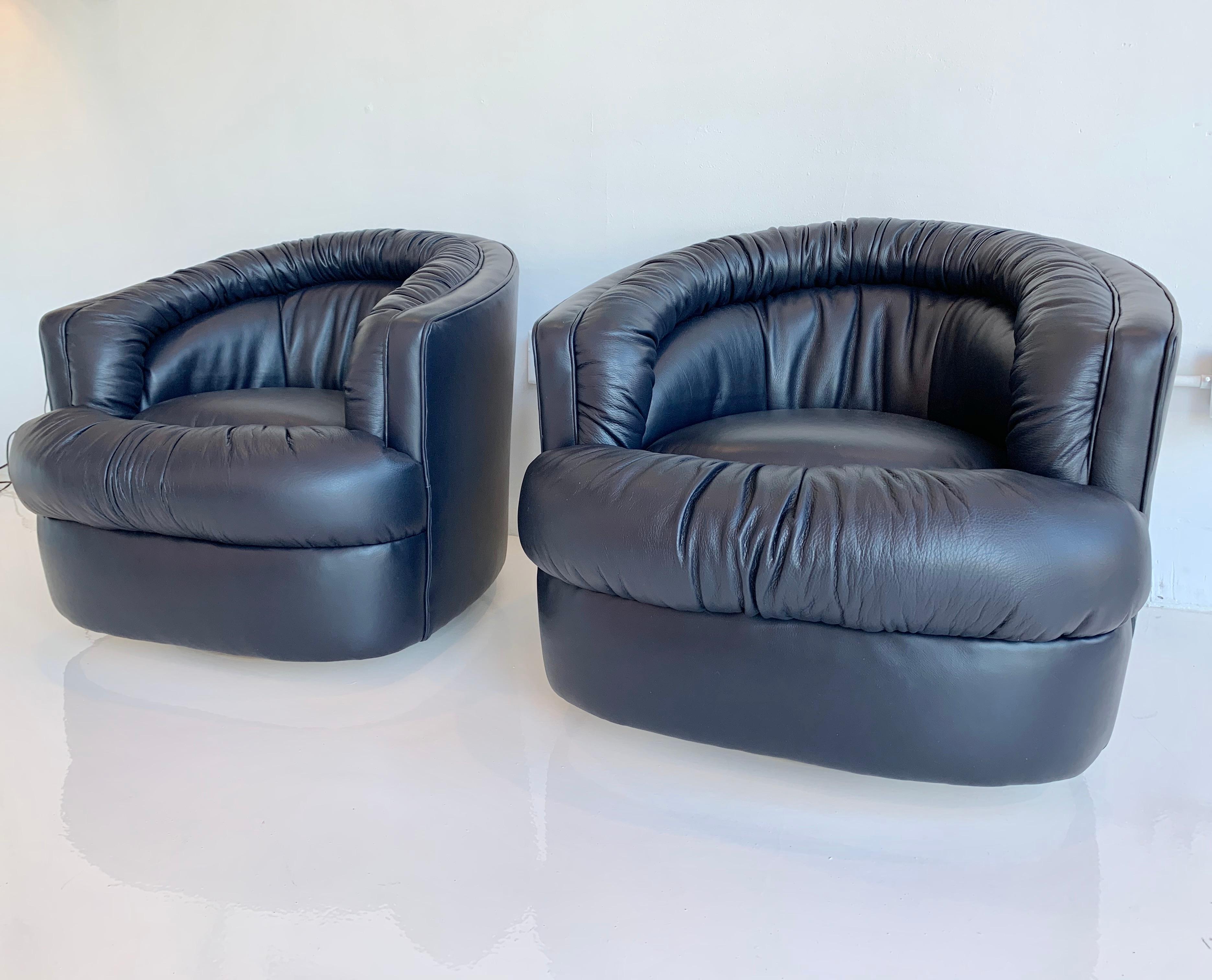Malibu Swivel Chairs by Merit Los Angeles For Sale 1