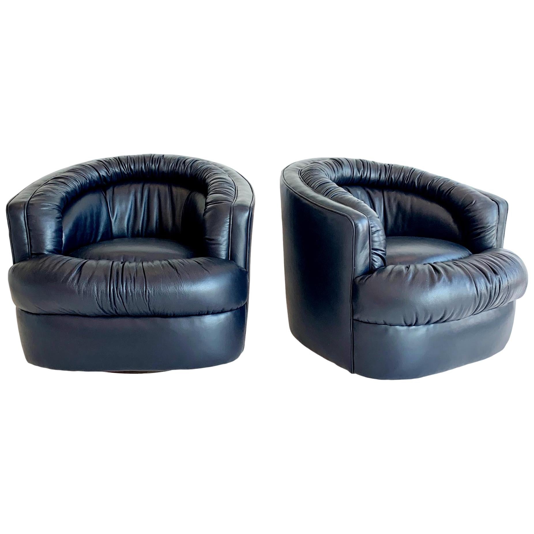Malibu Swivel Chairs by Merit Los Angeles For Sale at 1stDibs
