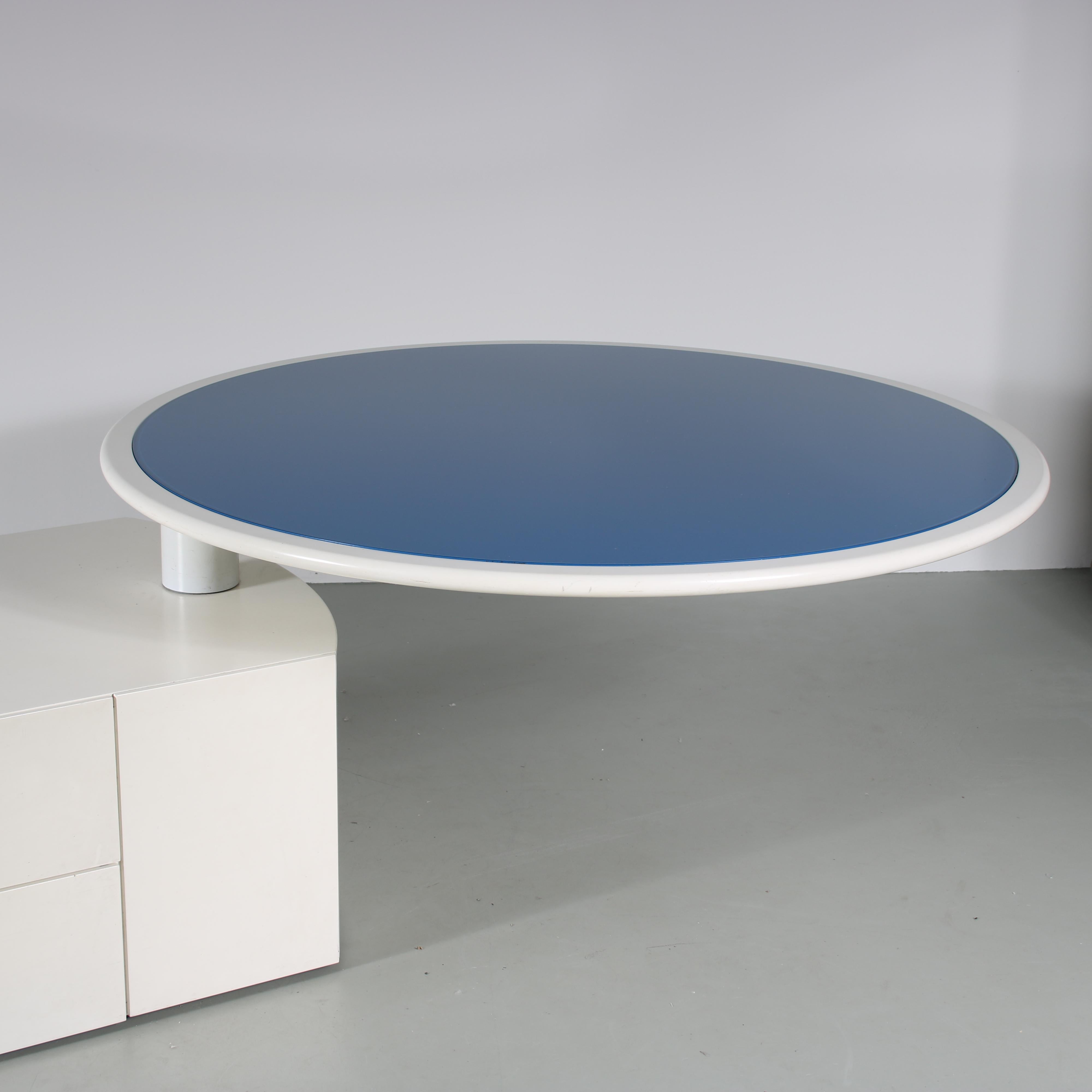 Table Malibu de Cini Boeri pour Arflex, Italie, 1980 Bon état - En vente à Wilnis, UT