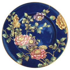 Dekorative Vintage-Wandplakette im viktorianischen Stil, Vintage – Lüsterware von Maling Pottery 