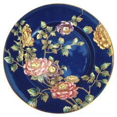 Vintage Decorative Wall Plaque, Victorian Style - Lustreware by Maling Pottery